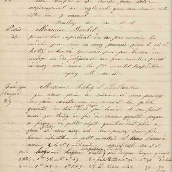 Jean-Baptiste André Godin à Louis Oudin-Leclère, 20 janvier 1849