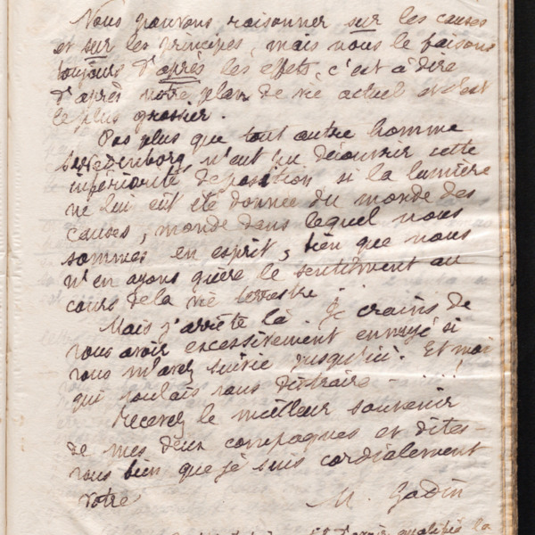 Marie Moret à Alexandre Antoniadès, 12 février 1892