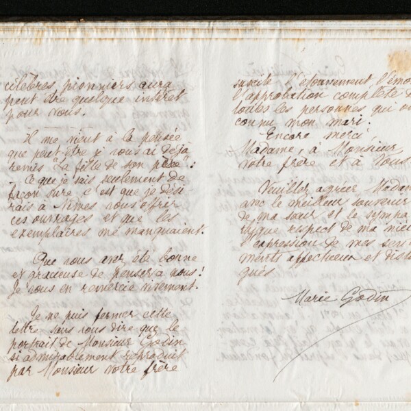 Marie Moret à Élise Jeanne Vidal, 23 juillet 1894