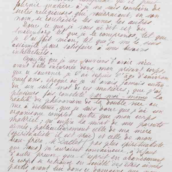 Marie Moret à Adèle Brullé, 26 septembre 1885