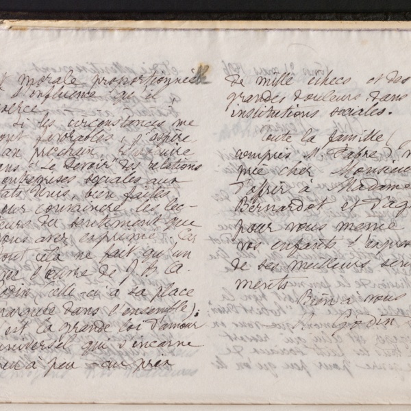 Marie Moret à François Bernardot, 21 mars 1896