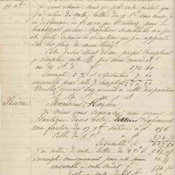 Jean-Baptiste André Godin à monsieur Foy, 13 décembre [1849]