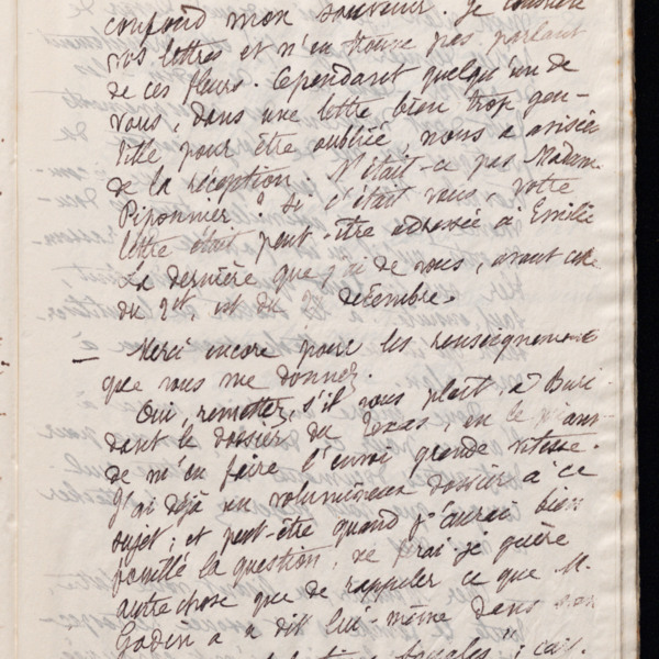 Marie Moret à Antoine Piponnier, 5 mars 1897