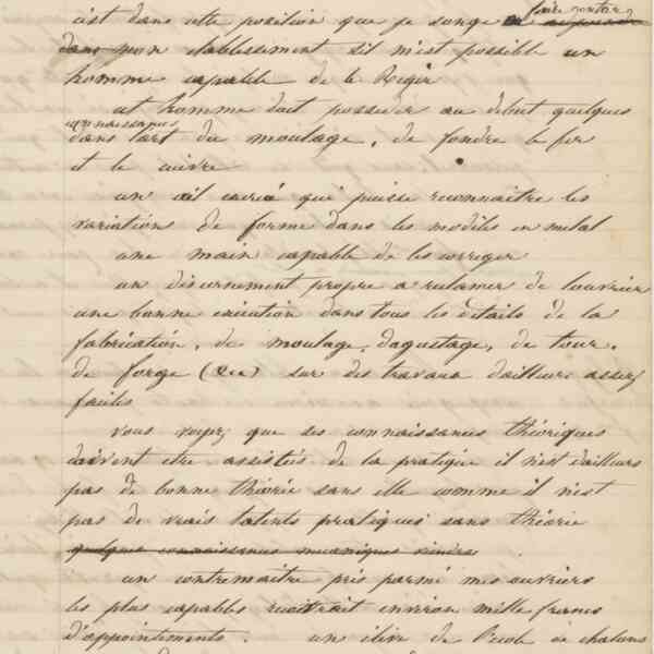 Jean-Baptiste André Godin aux gérants de La Démocratie pacifique, 31 octobre 1847