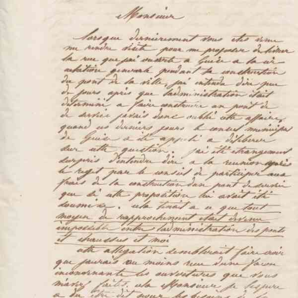 Jean-Baptiste André Godin à Alexandre Laterrade, 20 mars 1863