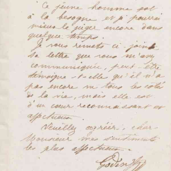 Jean-Baptiste André Godin à Georges Coulon, 11 août 1873