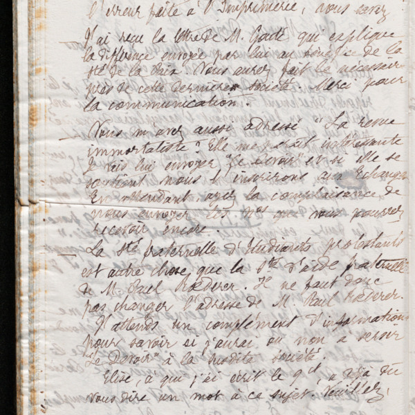 Marie Moret à Pierre-Alphonse Doyen, 13 février 1895