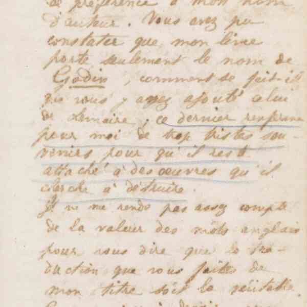 Jean-Baptiste André Godin à Marie Howland, 25 février 1872
