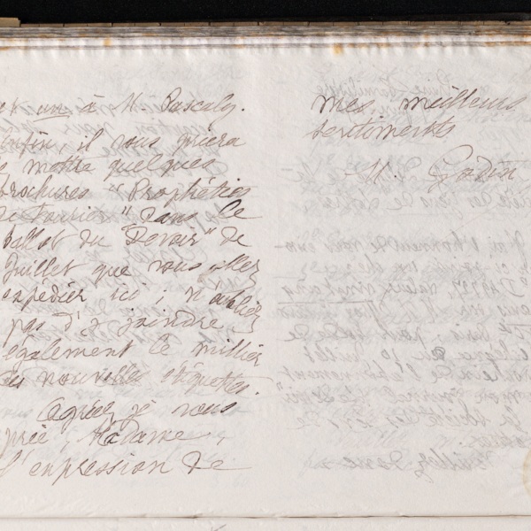 Marie Moret à madame veuve Laporte, 28 juin 1896