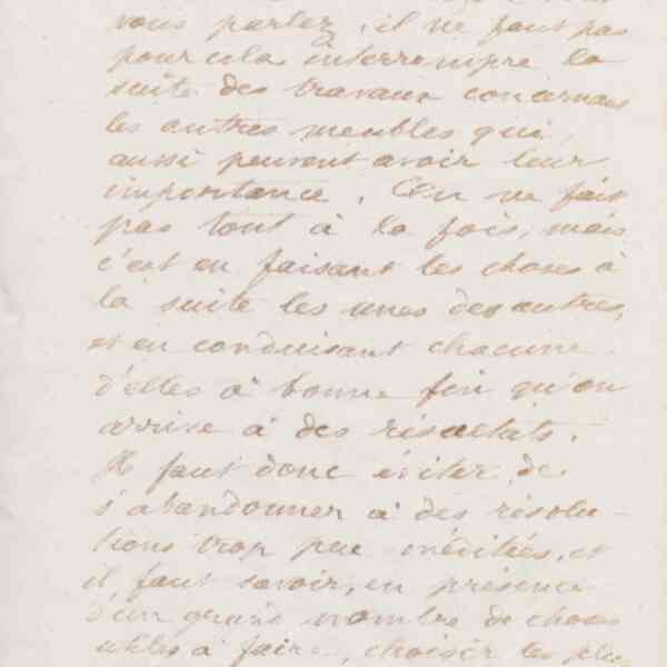 Jean-Baptiste André Godin à monsieur Delaruelle, 8 mars 1874