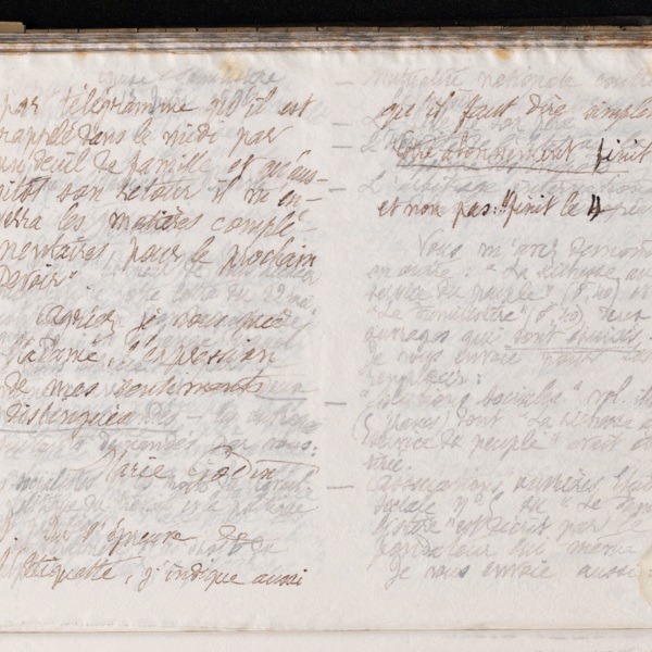 Marie Moret à madame veuve Laporte, 10 juin 1896