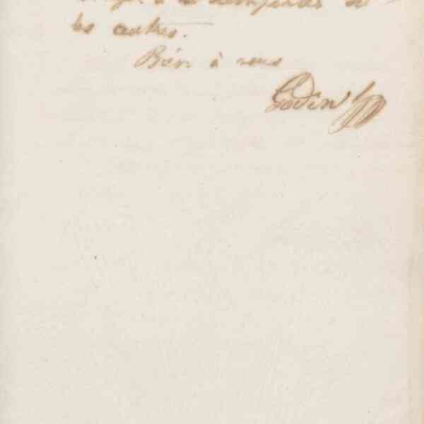 Jean-Baptiste André Godin à Alfred Denisart, 29 mai 1872