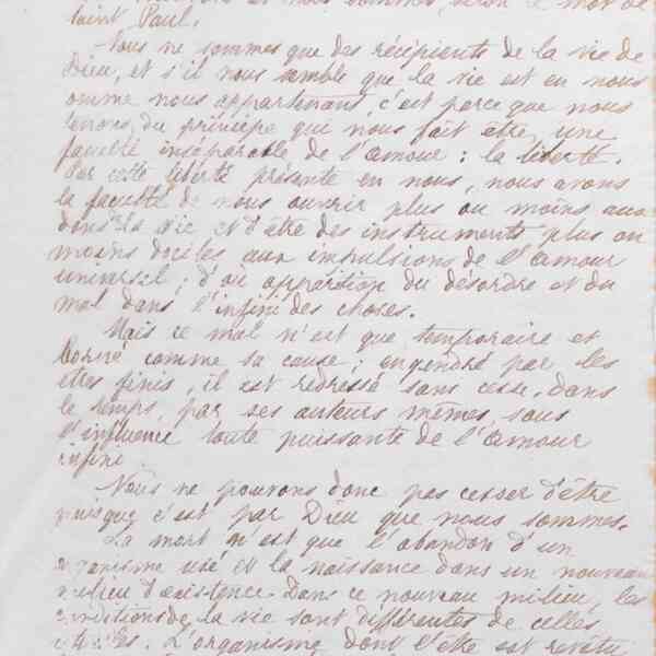 Marie Moret à Adèle Brullé, 26 septembre 1885