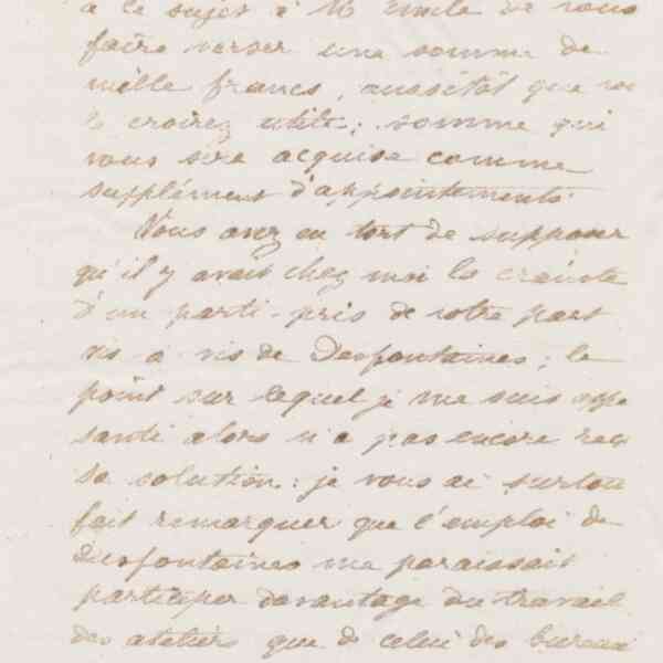 Jean-Baptiste André Godin à monsieur Delaruelle, 9 décembre 1873