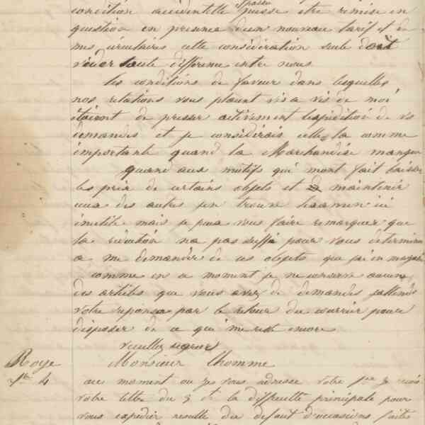 Jean-Baptiste André Godin à Didier-Demanche fils et Cie, 4 décembre [1849]