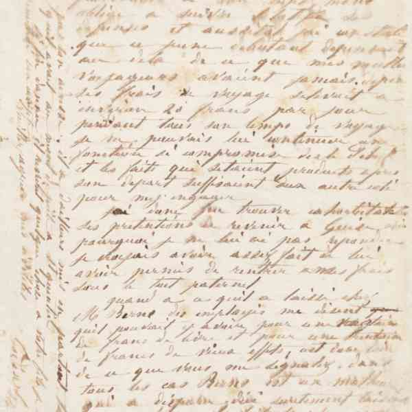 Jean-Baptiste André Godin à monsieur M. Conte, 28 octobre 1872
