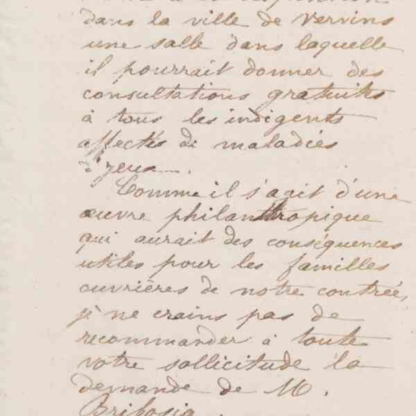 Jean-Baptiste André Godin au sous-préfet de Vervins, 10 avril 1873