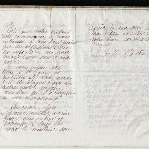 Marie Moret à Juliette Cros, 15 octobre 1894