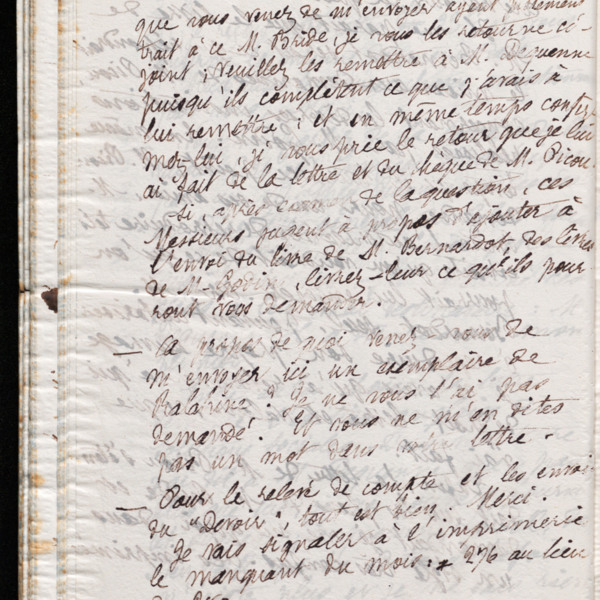 Marie Moret à Pierre-Alphonse Doyen, 27 avril 1895