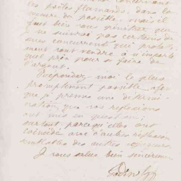 Jean-Baptiste André Godin à monsieur Darras, 17 janvier 1874