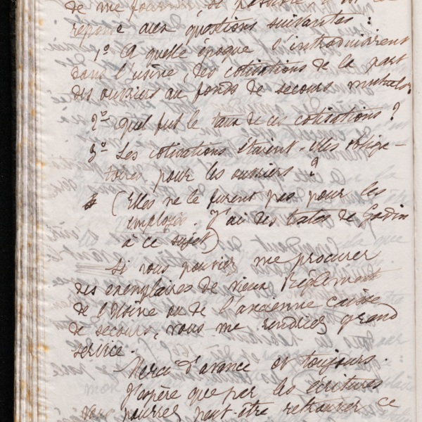 Marie Moret à Antoine Piponnier, 16 novembre 1896