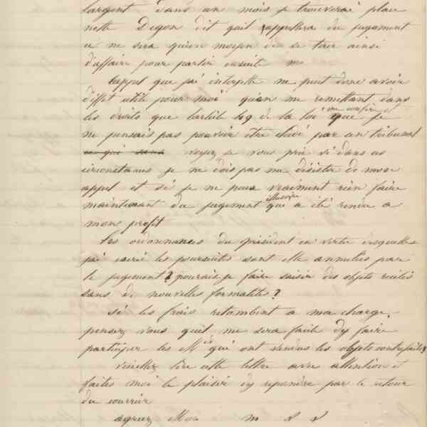 Jean-Baptiste André Godin à Louis Oudin-Leclère, 19 janvier 1849