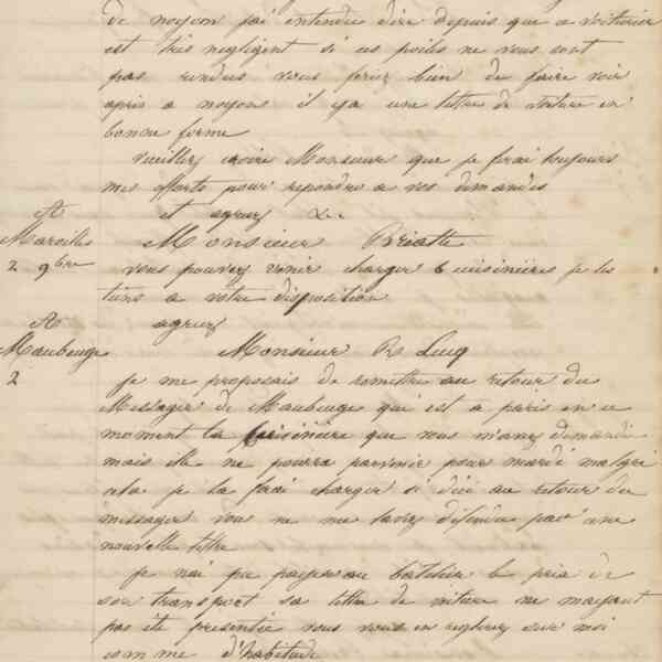 Jean-Baptiste André Godin aux gérants de La Démocratie pacifique, 1er novembre 1846
