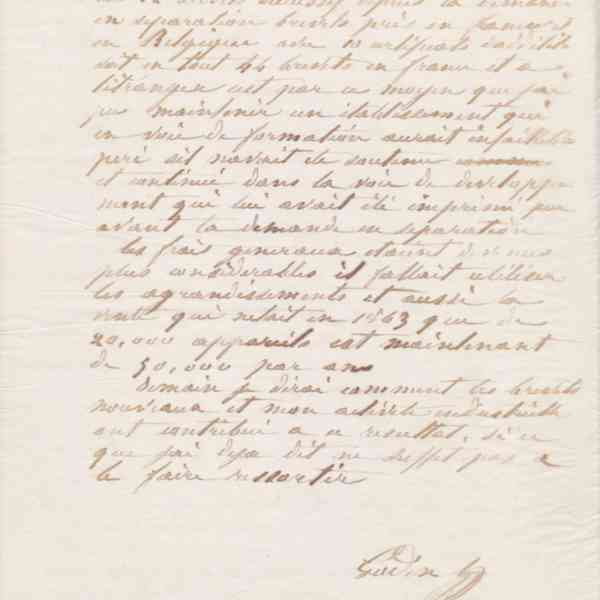 Jean-Baptiste André Godin à Victor François Groualle, 10 novembre 1869