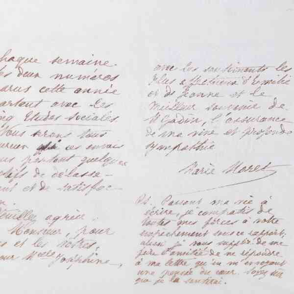 Marie Moret à Victor Dallet, 9 janvier 1886