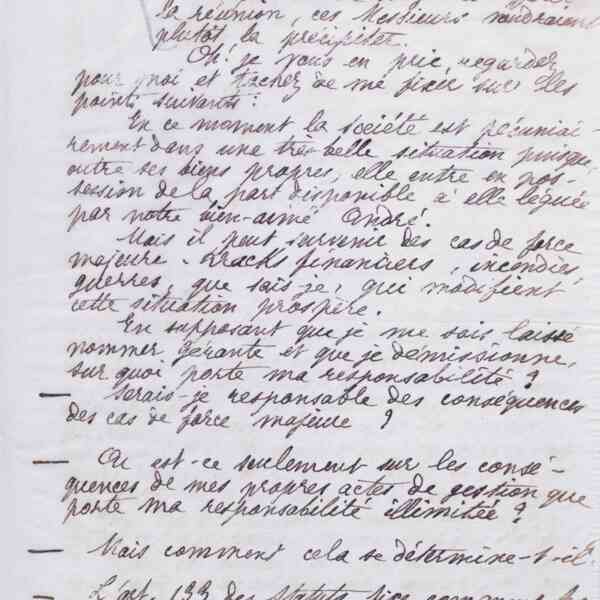 Marie Moret à Alexandre Tisserant, 21 janvier 1888