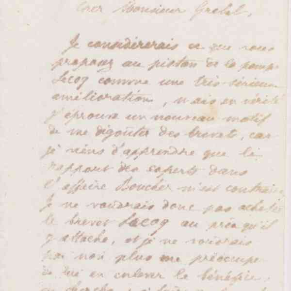 Jean-Baptiste André Godin à Alphonse Grebel, 26 février 1874