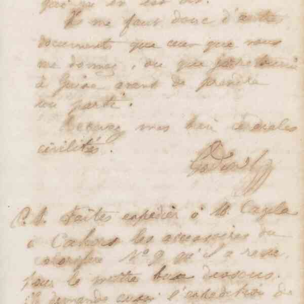 Jean-Baptiste André Godin à Alfred Denisart, 16 novembre 1872