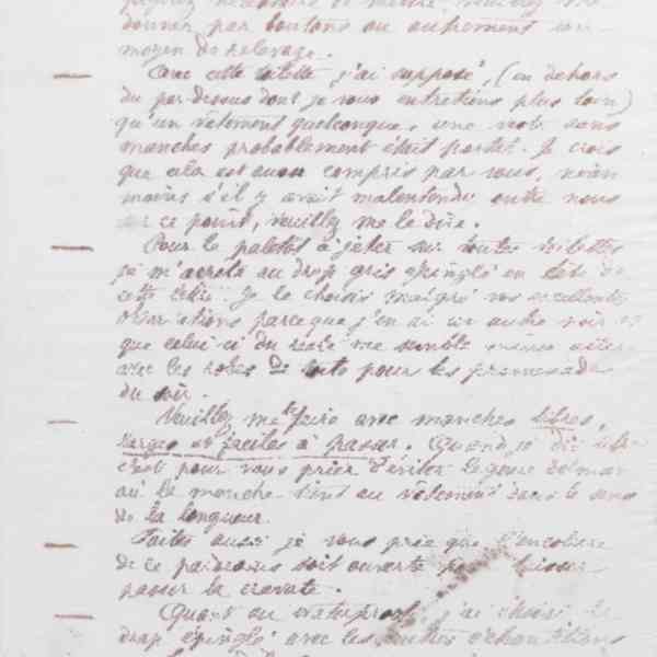 Marie Moret à madame Fladry, 30 mai 1877
