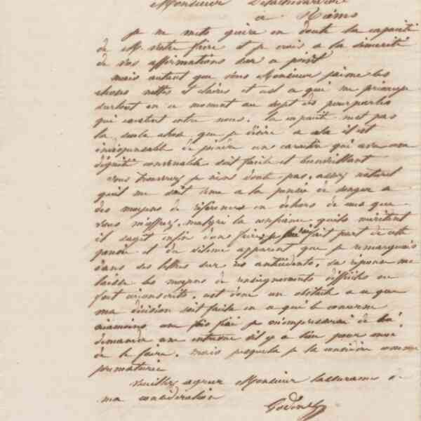 Jean-Baptiste André Godin à monsieur Delachevardière, 4 janvier 1861