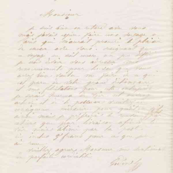 Jean-Baptiste André Godin à Maurice La Châtre, 8 mars 1866