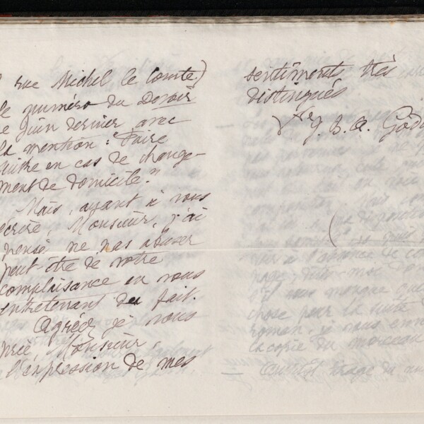 Marie Moret à Victor Barca, 1er juillet 1897