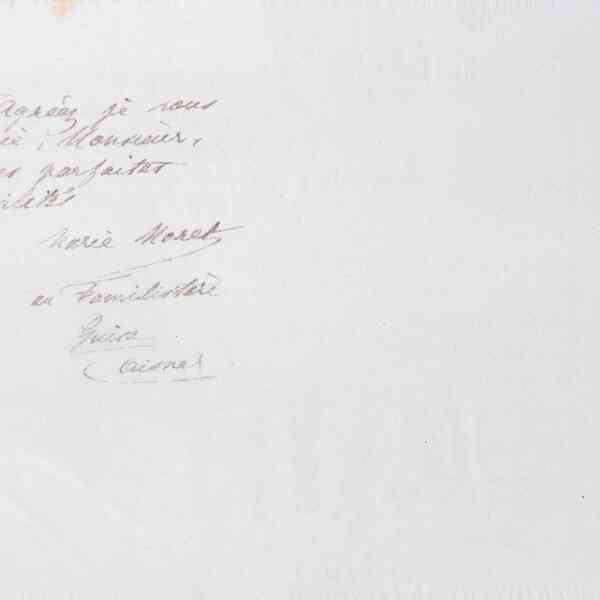Marie Moret à Auguste Briol, 30 mars 1886