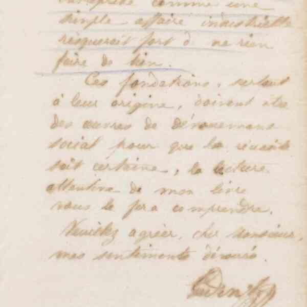 Jean-Baptiste André Godin à monsieur Wood, 25 mai 1872