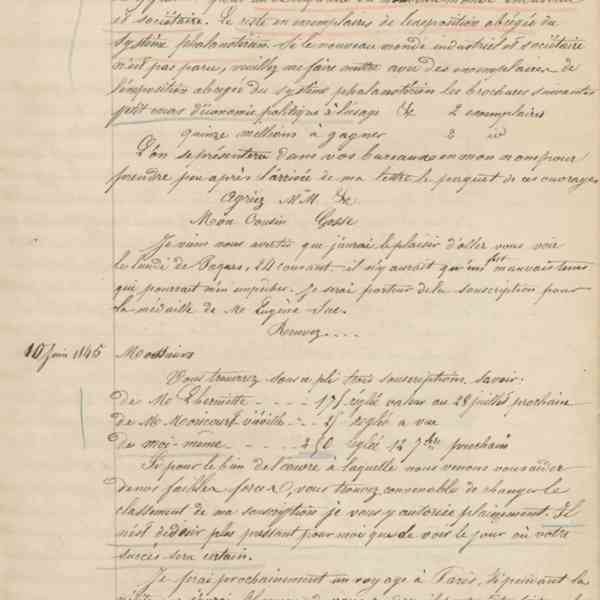 Jean-Baptiste André Godin à La Démocratie pacifique, 27 février 1845