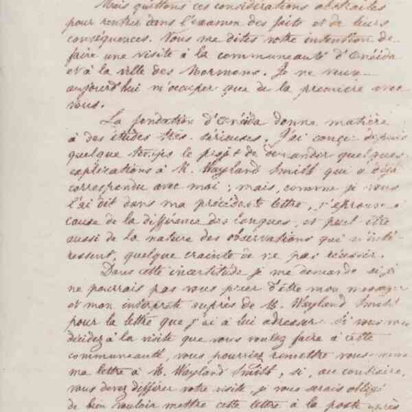 Jean-Baptiste André Godin à Antoine Massoulard, 10 juin 1876