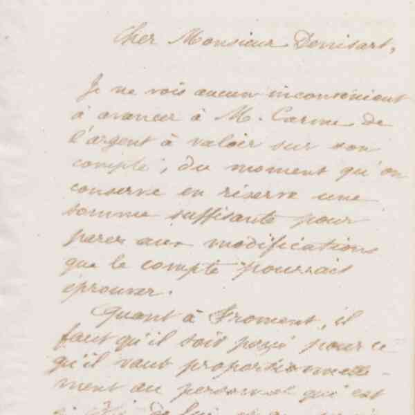Jean-Baptiste André Godin à Alfred Denisart, 28 novembre 1873