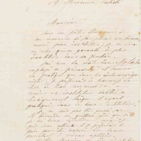 Jean-Baptiste André Godin à Jean Calisti, 4 janvier 1868