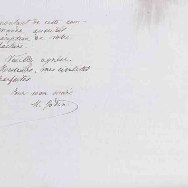 Marie Moret à La Chemiserie spéciale, 1er juillet 1887