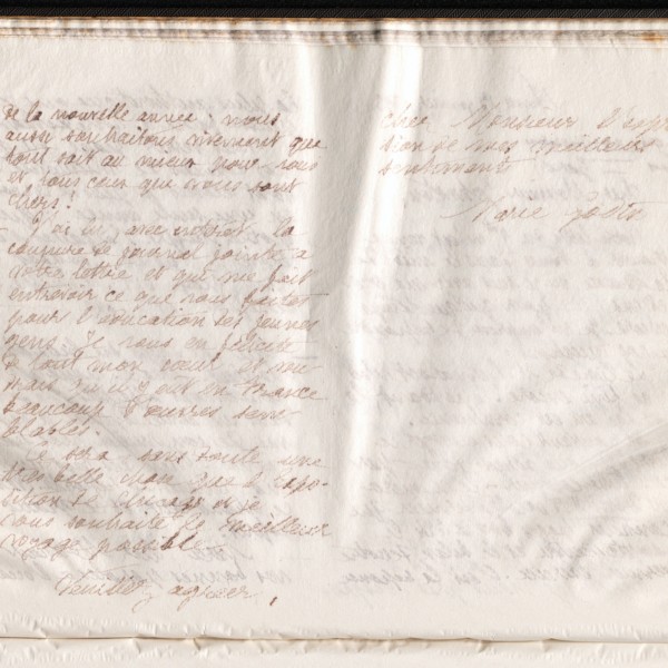 Marie Moret à James Johnston, 13 janvier 1893
