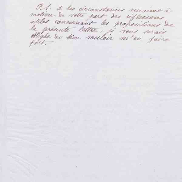 Marie Moret à Offroy et Cie, 9 mars 1885