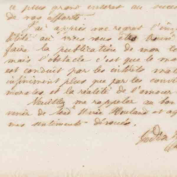 Jean-Baptiste André Godin à Edward Howland, 12 janvier 1873