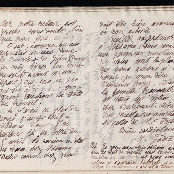 Marie Moret à Henri Buridant, 1er mai 1897