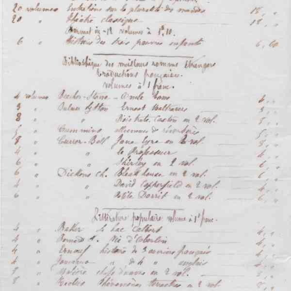 Marie Moret à Hachette et Cie, 1er septembre 1872