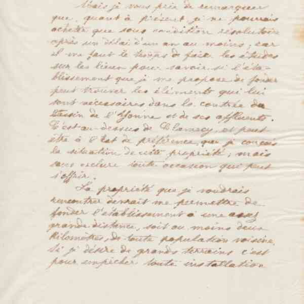 Jean-Baptiste André Godin à monsieur Rolland, 27 février 1875