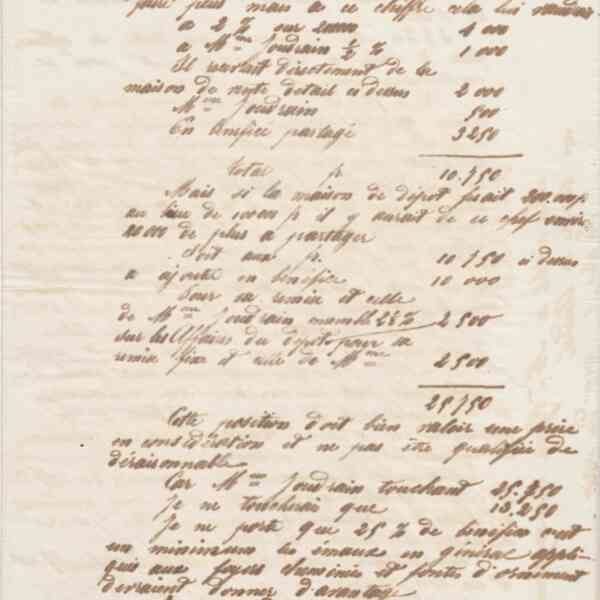 Émile Godin à monsieur Joudrain, 1er mars 1865